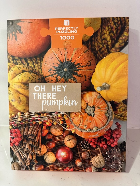 Talking Tables Other - Oh Hey There Pumpkin Puzzle 1000 Pc 29.5 x 19.5" Perfectly Puzzling Autumn Fall